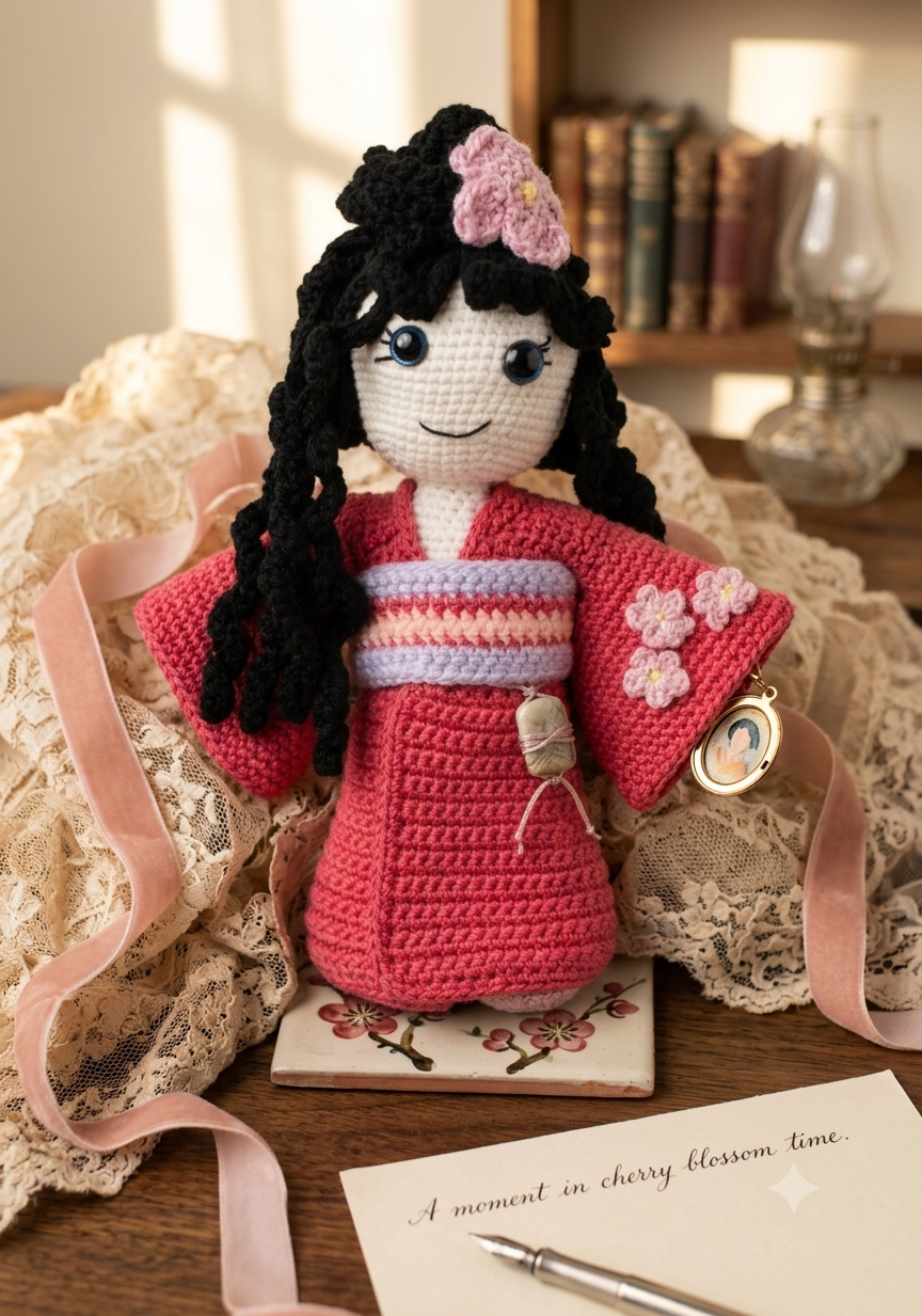 Sakura, Handcrafted Sakura Doll