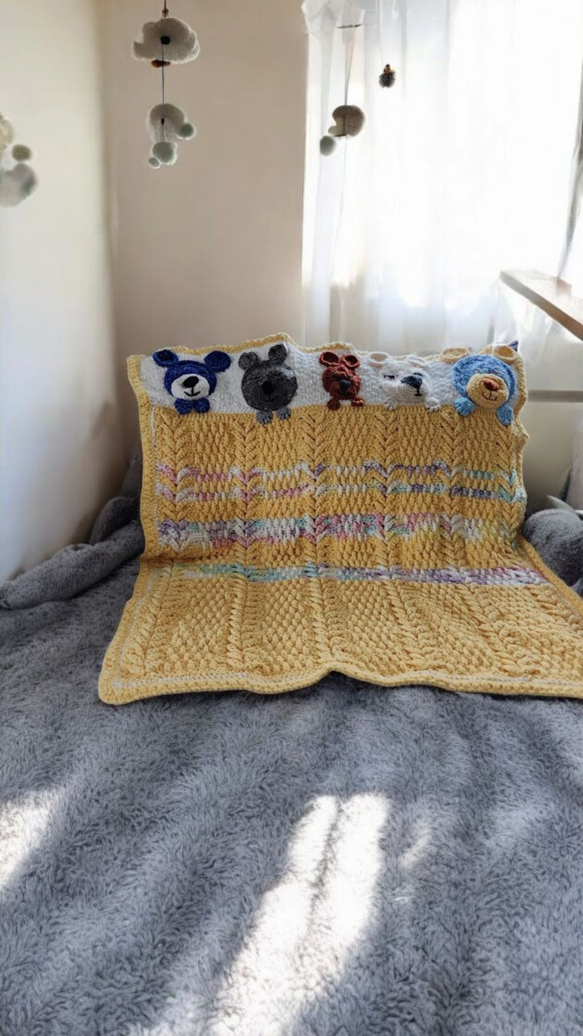 Velvet Chenille Baby Blanket